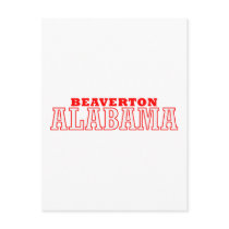 Beaverton, Alabama City Design Post Card