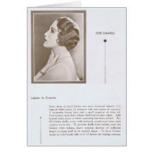 Bebe Daniels Lobster Recipe Greeting Cards