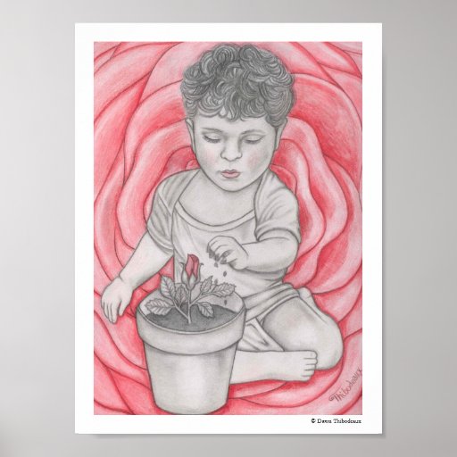 Bébé de Rosebud Posters