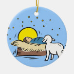 Bébé Jésus dans Manger Ornements De Noël