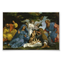 Bébé Jésus et Mary avec les saints Photos D’art