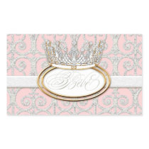 Bébé Princess Crown, Girl Baby Shower Sticker Seal