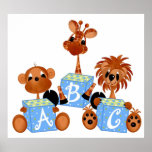 Bébés de jungle d'affiche