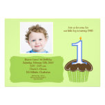 Bébés ęr d'invitation d'anniversaire de PHOTO de p