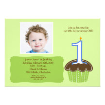 Bébés ęr d'invitation d'anniversaire de PHOTO de p