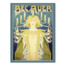 BEC Auer (bleu) Cartes Postales