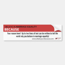 Because Bumper Sticker
