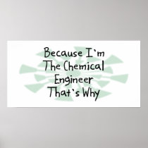 Because I'm the Chemical Engineer Print