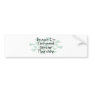 Because I'm the Funeral Director Bumper Sticker