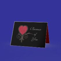 Because of You - LOVE cards
