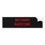 BECAUSE RACECAR!