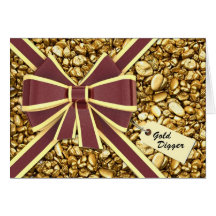 Bêcheur d'or - qui je ? carte de vœux