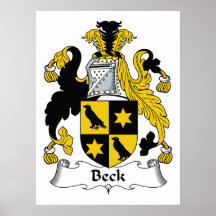 Beck Family Crest Poster