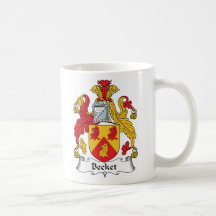 Becket Family Crest Coffee Mug
