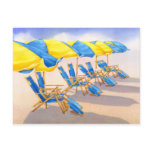 Beckoning Beachbrellas Post Card