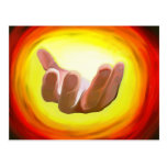 Beckoning Hand Post Card