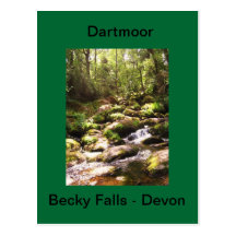 Becky Falls Postcard