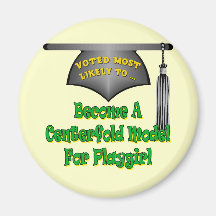Become A Model Refrigerator Magnet