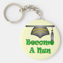 Become A Nun Key Chains