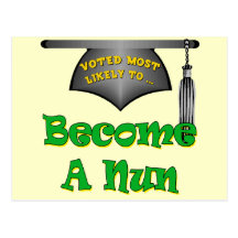 Become A Nun Postcards