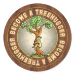 Become a Treehugger stickers