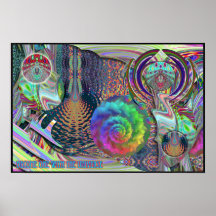 Become One with the Universe Poster
