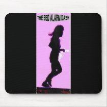 Bed Alarm Dash In Pink Mousepads