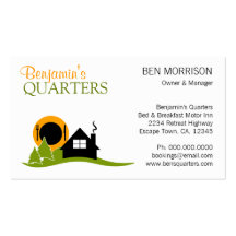 Bed and Breakfast B&B Business Card