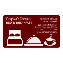 Bed and Breakfast Business Card
