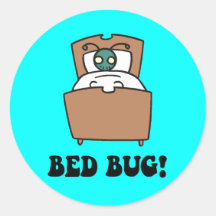 bed bugs round sticker