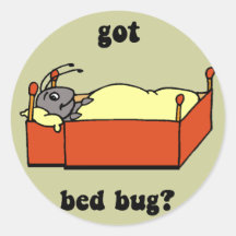 Bed bugs sticker