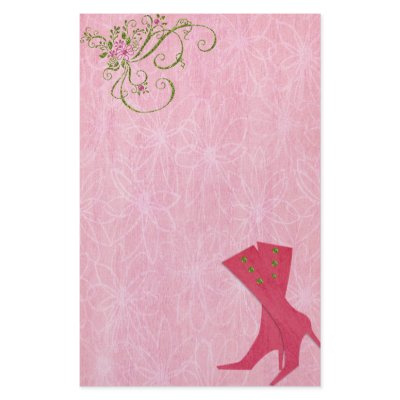Bedazzled Diva In Watermelon Stationery by bwmedia