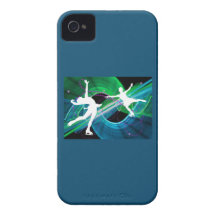 Bedazzled Figure Skaters Ice Skating iPhone 4 Cover
