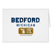 Bedford Michigan Great Lake State Cards