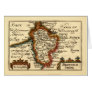 Bedfordshire County Map, England