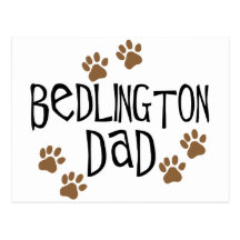 Bedlington Dad Postcards
