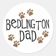 Bedlington Dad Sticker