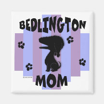 Bedlington Mom Magnet