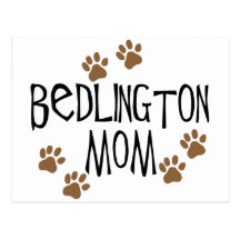 Bedlington Mom Postcards