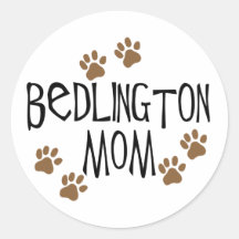 Bedlington Mom Sticker