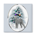 Bedlington Terrier Christmas Gifts Refrigerator Magnet
