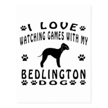 Bedlington Terrier designs Postcards