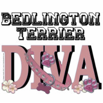 Bedlington Terrier DIVA Photo Cut Outs