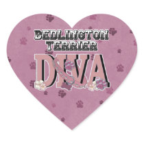 Bedlington Terrier DIVA Sticker