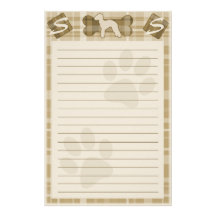 Bedlington Terrier Dog Breed Stationery