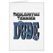 Bedlington Terrier DUDE Cards