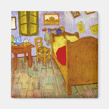 Bedroom at Arles by Vincent Willem van Gogh Magnet