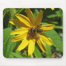 Bee and Daisy Mouse Pads