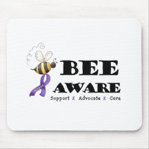 Bee Aware - Lupus Awareness Mousepads