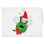 Bee Christmas Greeting Cards